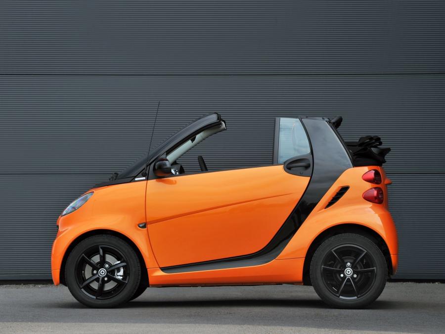  Smart ForTwo Cabrio Edition Nightorange (A451) 2011 года  (UK) (фото 7 из 12)